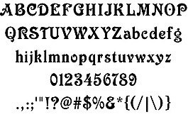 nk123字体
