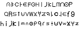 新字体的字体