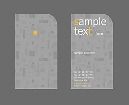 矢量抽象的名片