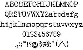 psacstroj字体