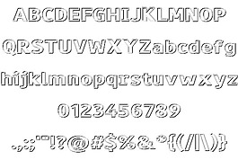 paneuropa防撞护栏的字体