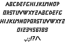 步枪1字体