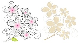 组矢量的花