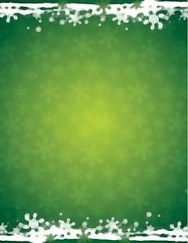 绿色的雪花背景矢量