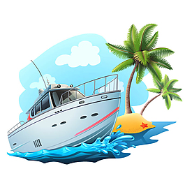 椰子树游艇