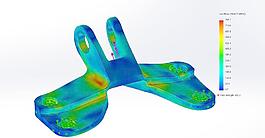 GE飞机发动机托架