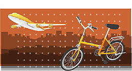 现代科技于自行车