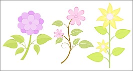 组矢量的花