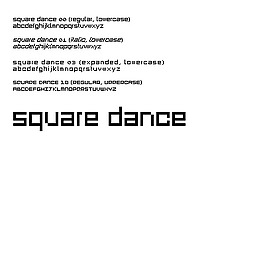 广场舞的字体