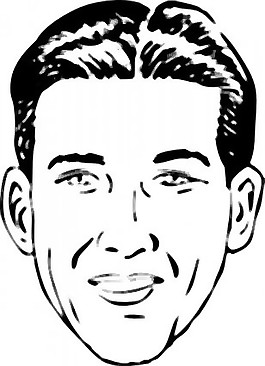 时尚发型人剪贴画