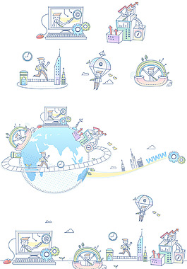 科技插画