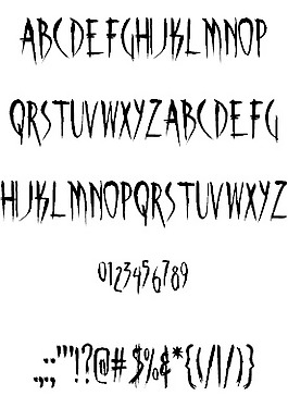 斯金纳AOE字体