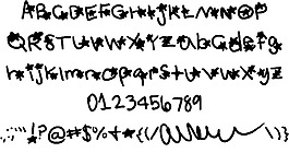 明星的字体的字体