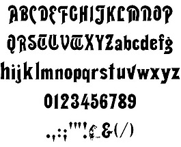 塔利亚字体