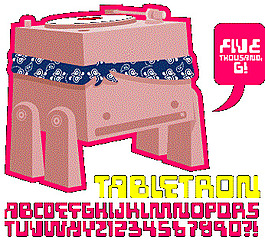 tabletron字体
