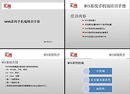 MVS系统手机端培训