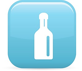 饮料瓶元素光泽图标