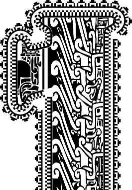 古代1号矢量插画