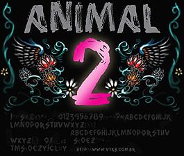 vtks动物2字体