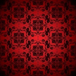 红色的花纹背景矢量1