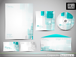 专业的企业形象套件或商业试剂盒