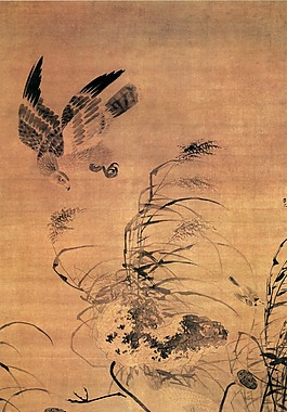 老鹰国画