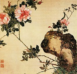 花卉国画