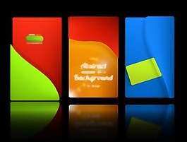 04经典卡片背景矢量