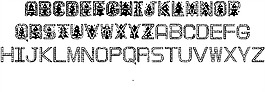 圣诞树II字体