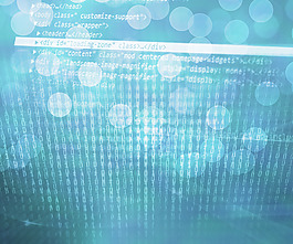 蓝色的计算机科学背景