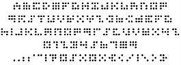3×3点字体