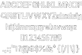 8位字体