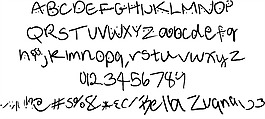 123字体