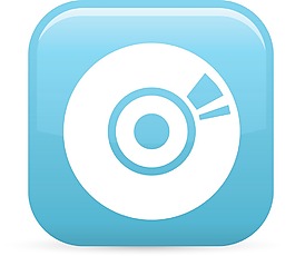 CD光盘元素光泽图标