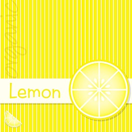 矢量格式的明亮的有机柠檬卡