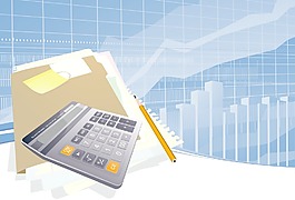 摘要金融背景矢量