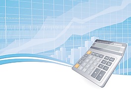 摘要金融背景矢量