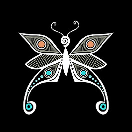 纹身蝴蝶