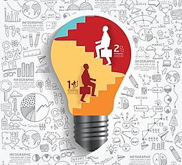 头脑风暴创意矢量二