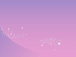 闪烁的星星与紫色的背景