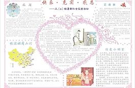实践活动小报