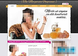 花纹背景女性奢侈品商城网站模板