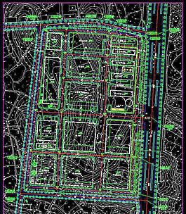 纸业公司总平面布置图