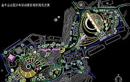 小区规划 公园总图