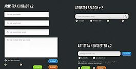 网页注册表单PSD素材