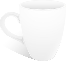 白色咖啡杯