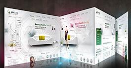 生活家居主题网页PSD素材