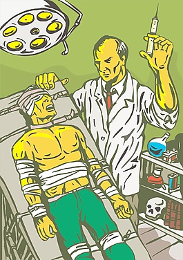 疯狂的疯狂科学家注射