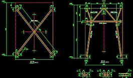 钢结构厂房 支撑详图