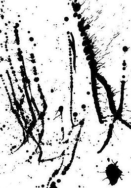 墨渍喷溅矢量图2